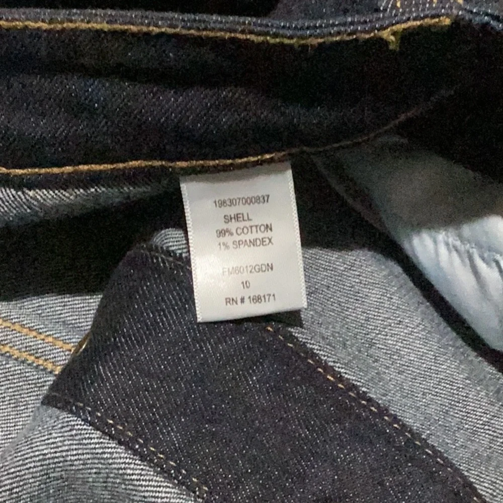 Farmers Market Dark Heavyweight Midi Jean Skirt - Size 10 - Picture 6 of 9